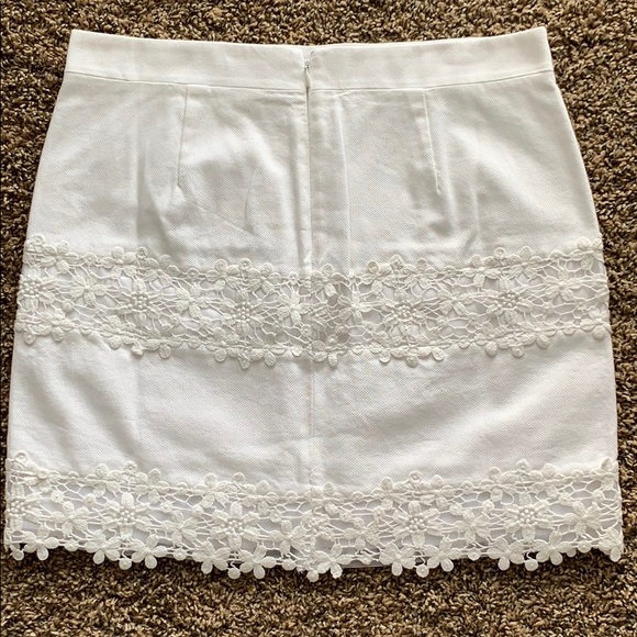 J Crew Factory Floral Lace Skirt - Picture 3 of 3